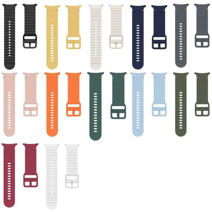 Galaxy Watch Band Silicone Wavy Grain Stitched Xdfind S L