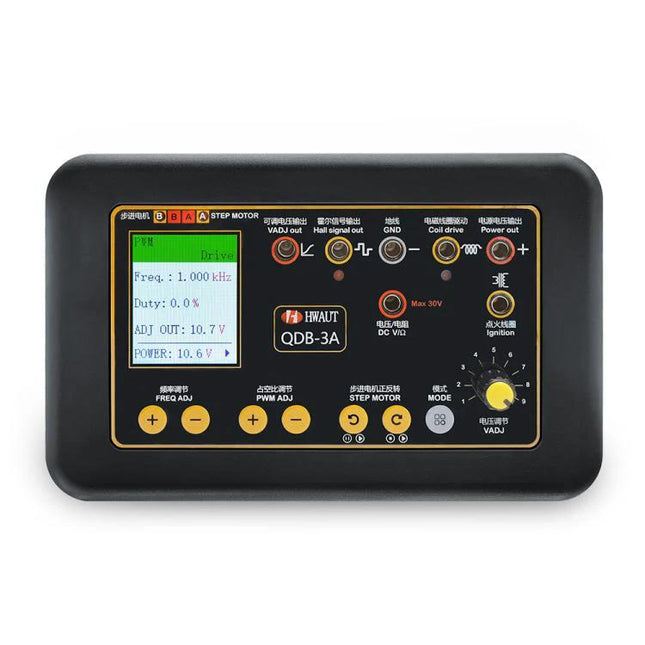 Essential Automotive Tester for Routine Vehicle Maintenance - handheld QDB-3A multi-function diagnostic tool for coils, injectors and basic tune-ups
