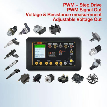 Essential Automotive Tester for Routine Vehicle Maintenance - compact multi-function diagnostic device for ignition coils, injectors, PWM signals and voltage/resistance checks