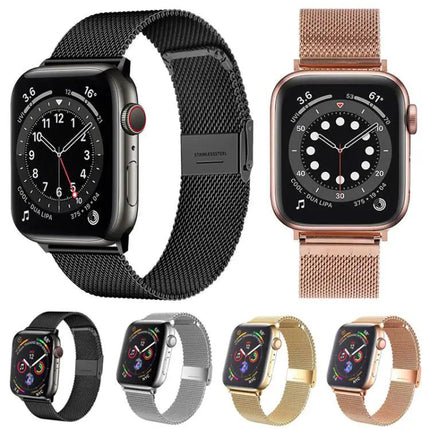 XDfind Milanese Stainless Steel Band For Apple Watch 38-49mm