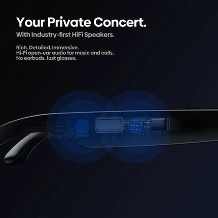 Zeblaze AI Shooting Glasses With Open Ear Audio For Hands Free Use