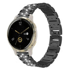 18mm For Garmin Venu 2S / vivoactive 4s/3s / Black