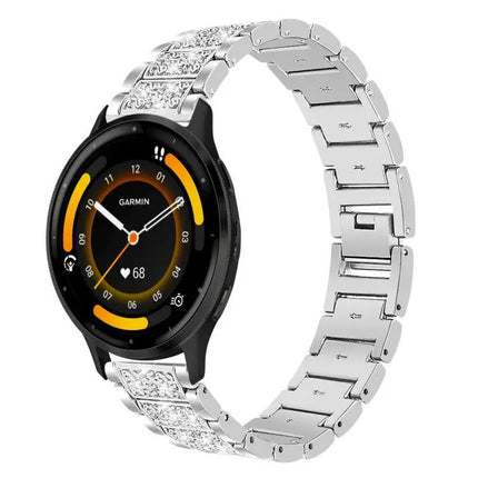 Diamond Steel Watch Band 22mm/20mm Adjustable Comfort Fit