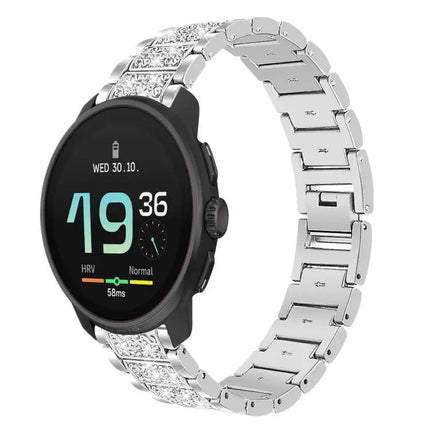 Diamond Steel Watch Band 22mm/20mm Adjustable Comfort Fit