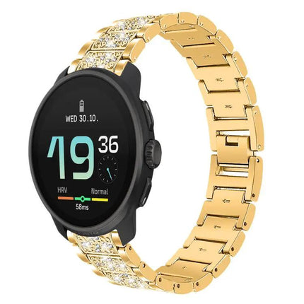 Diamond Steel Watch Band 22mm/20mm Adjustable Comfort Fit