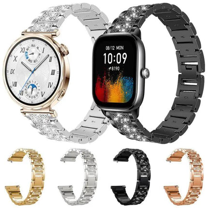 Steel Watch Band 20/22mm Replacement Strap for Smartwatches