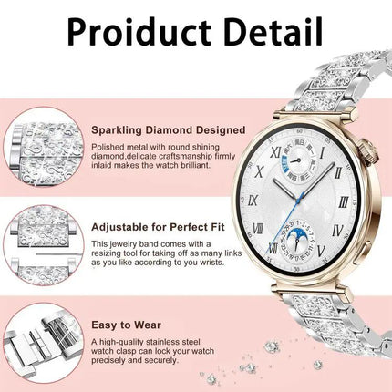 Xdfind Steel Watch Band 20/22mm For Amazfit Huawei Fossil
