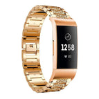 For Fitbit Charge 4 / 3 18mm / Rose Gold