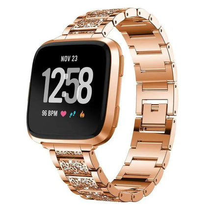 Xdfind Stainless Steel Watch Band Set for Fitbit Adjustable