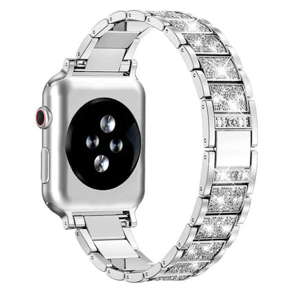 Stainless Steel Diamond Watch Band For Apple Watch 38-49mm