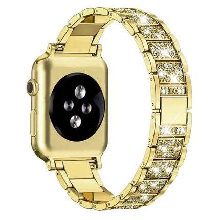 Stainless Steel Diamond Watch Band For Apple Watch 38-49mm