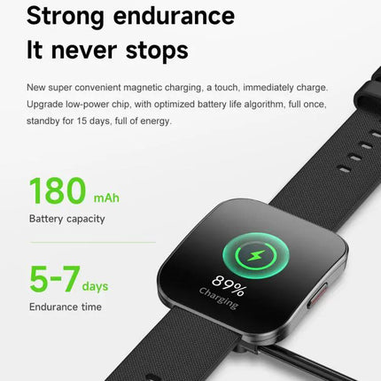 Curved Screen 1.85 Inch Smartwatch For Everyday Wear