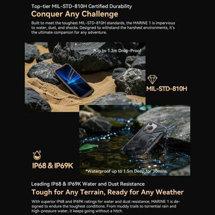 Blackview Oscal Marine 1 Smartphone for Everyday Outdoor Use and Communication
