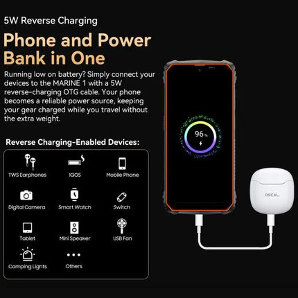 Blackview Oscal Marine 1 Smartphone for Everyday Outdoor Use and Communication