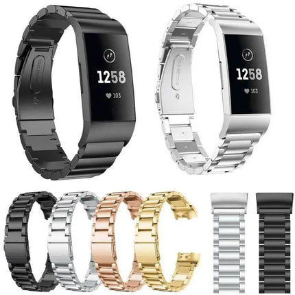 XDfind 12mm Metal Quick Release Watch Band, Three Beads