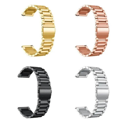 XDfind 12mm Metal Quick Release Watch Band, Three Beads