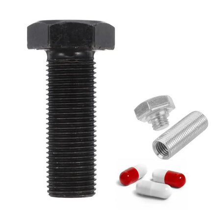 Portable Hexagonal Pill Storage Box With Leakproof Seal | Syndmart
