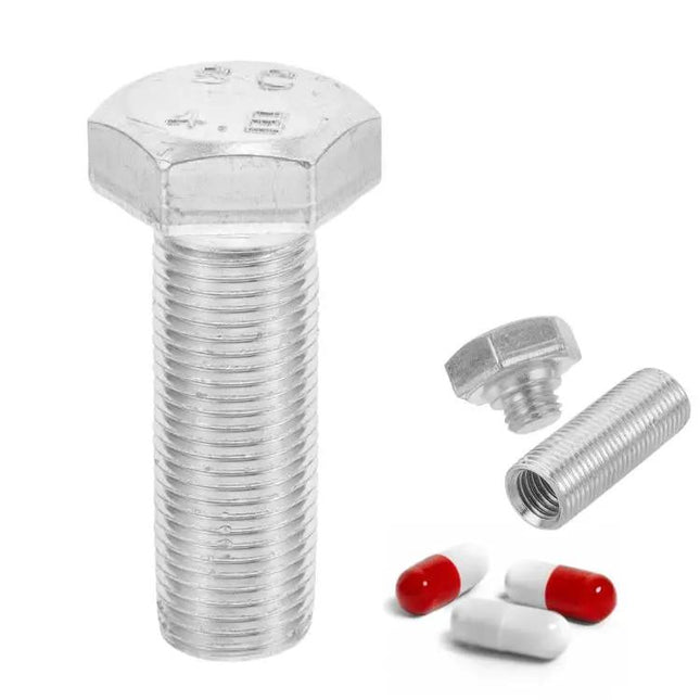 Portable Hexagonal Pill Storage Box With Leakproof Seal | Syndmart