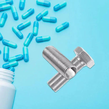 Portable Hexagonal Pill Storage Box With Leakproof Seal | Syndmart