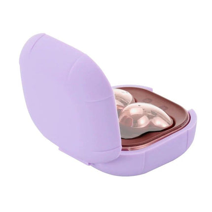 Samsung Galaxy Buds Live Silicone Case for Everyday Protection - lavender soft silicone protective cover, drop and dust resistant, quick-charge access