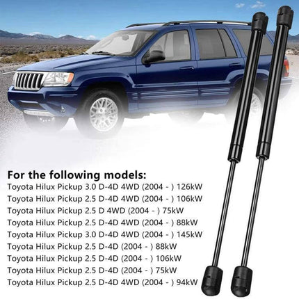 Canopy Rear Window Glass Support Struts 325mm Pair For Hilux metal housing piston rod pair for ARB canopies
