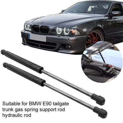 BMW E90 Trunk Lift Supports Two Pack Gas Struts Replacement - direct fit trunk gas springs for sagging tailgate, restores smooth open and stay-open function