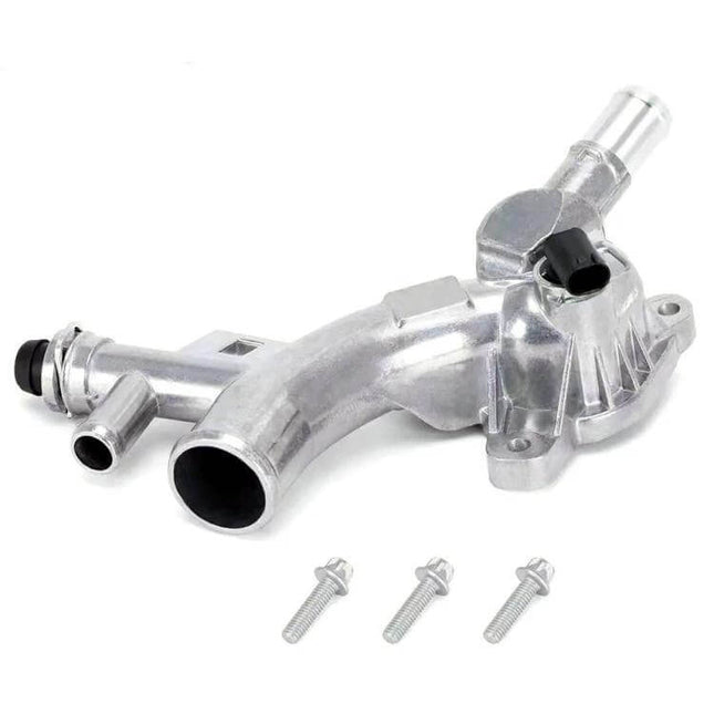 Durable Replacement Thermostat Housing Outlet For Buick aluminum alloy OE-fit thermostat housing outlet with bolts, corrosion-resistant