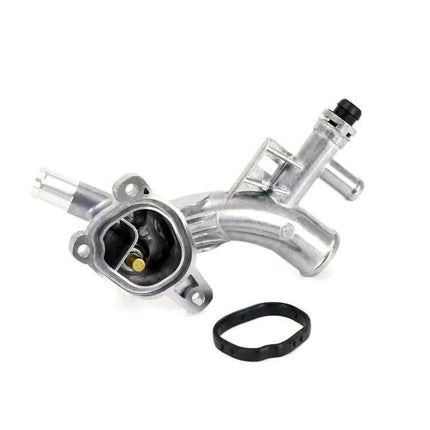 Durable Replacement Thermostat Housing Outlet For Buick aluminum alloy thermostat housing outlet with gasket, OE-fit, corrosion-resistant