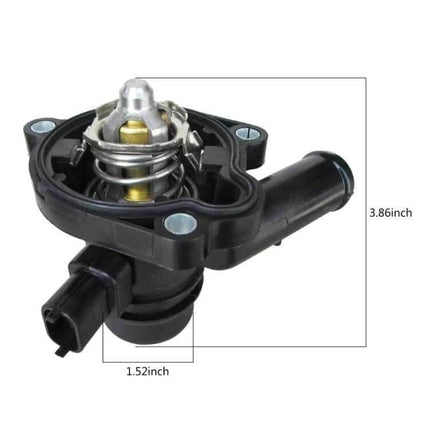 Car Thermostat Housing Water Pump Outlet For Chevrolet Cruze - aluminum replacement thermostat housing with outlet and thermostat assembly