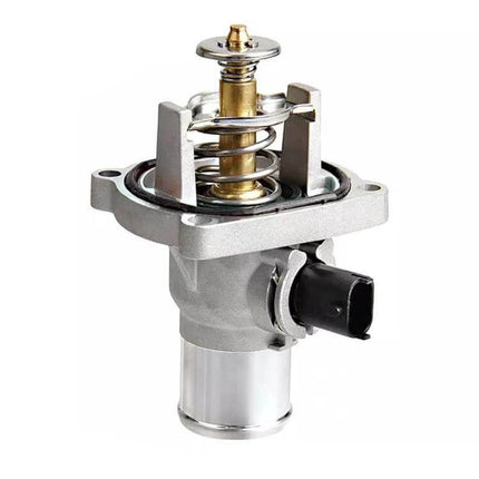 Thermostat Housing For Chevrolet Cruze Replacement metal thermostat housing for Cruze with spring and sensor connector, rust-resistant durable cooling part
