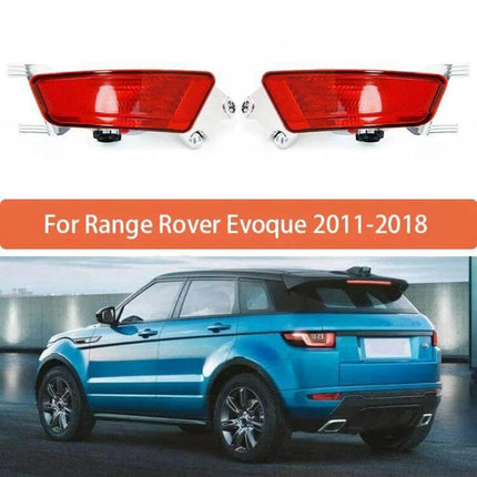Left Rear Bumper Fog Light for Land Rover Evoque Vehicles - replacement left rear bumper fog light with rounded edges for Range Rover Evoque 2011-2018