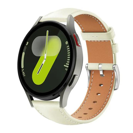 XDfind Black Fine Grain Leather Watch Band For Galaxy