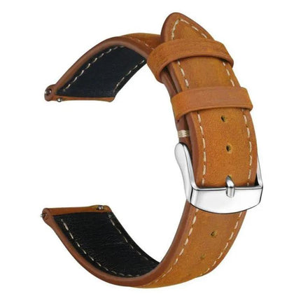 Xdfind Retro Crazy Horse Leather Watch Band 20/22mm