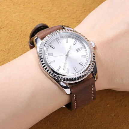 Xdfind Retro Crazy Horse Leather Watch Band 20/22mm
