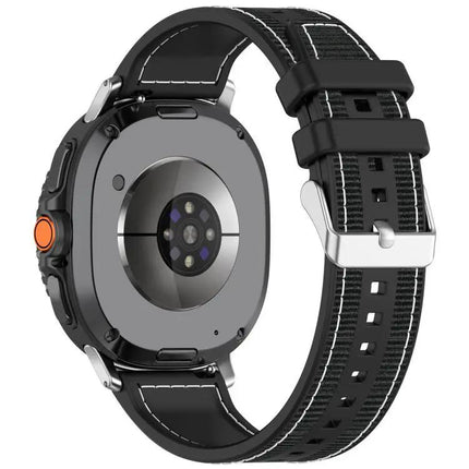 Xdfind Hybrid Nylon Silicone Watch Band For Samsung 22mm