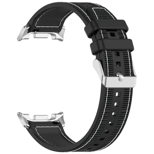 Xdfind Hybrid Nylon Silicone Watch Band For Samsung 22mm | Syndmart