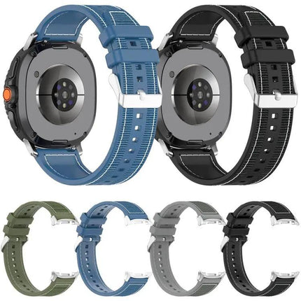 Xdfind Hybrid Nylon Silicone Watch Band For Samsung 22mm