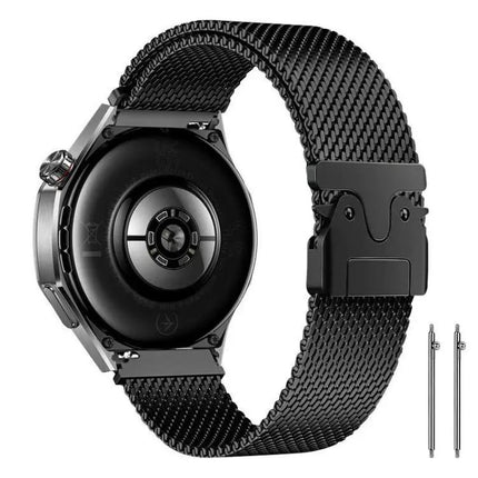 Milanese Stainless Steel Watch Band 20/22mm Parachute Buckle