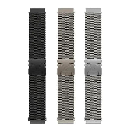Milanese Stainless Steel Watch Band 20/22mm Parachute Buckle
