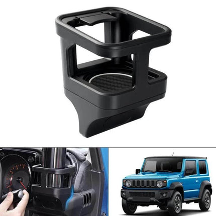 Car Air Outlet Water Cup Holder Accessory For Jimny compact ABS air vent cup holder with anti-slip pad for JB74/JB64 (2018–)