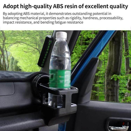 Water Cup Holder For Suzuki Jimny In Car Daily Use - compact ABS cup holder installed on dashboard holding water bottle