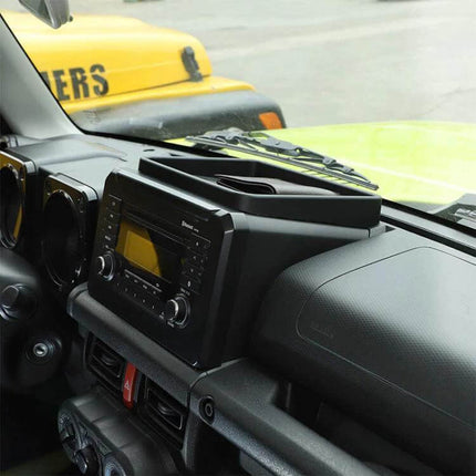 Suzuki Jimny Dashboard Storage Box Custom Fit Keeps Small Items Handy integrated on dashboard showing custom-fit storage tray