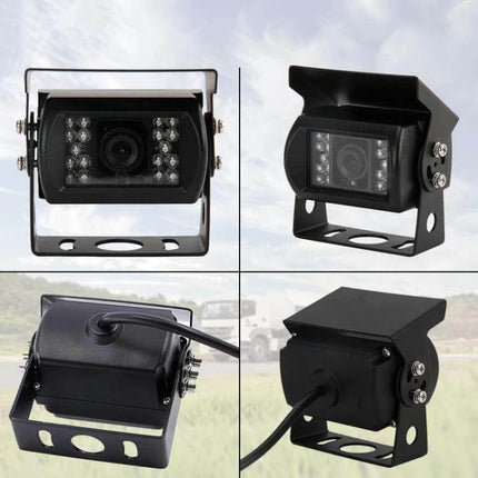 7-Inch Display Car Reversing Camera Monitor Kit for Vehicles waterproof rearview camera quad-view