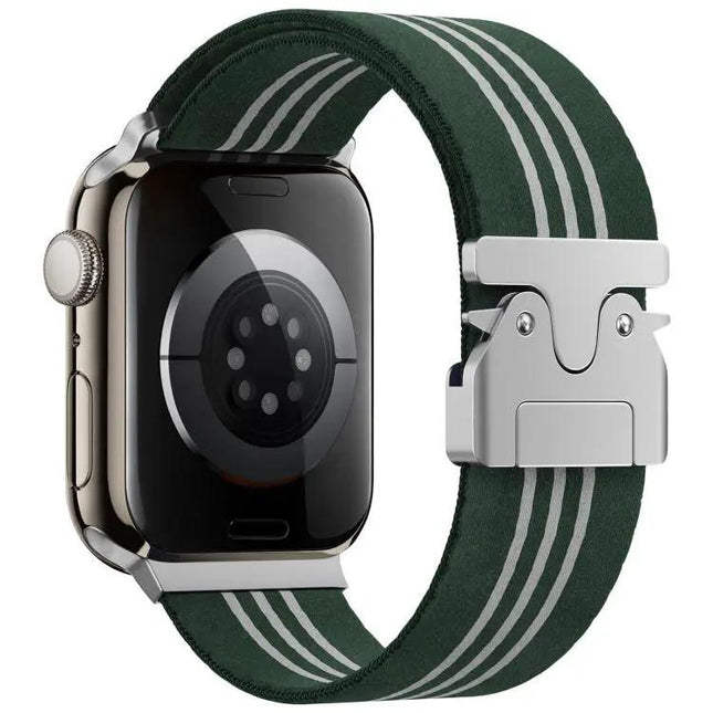 Braided Nylon Parachute Buckle Band for Apple Watch 38-49mm | Syndmart