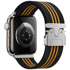 For Apple Watch 42 / 44 / 45 / 46 / 49mm / Black Orange
