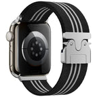 For Apple Watch 42 / 44 / 45 / 46 / 49mm / Black White