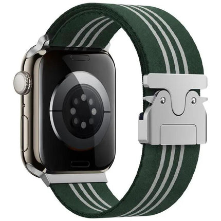 Braided Nylon Parachute Buckle Band for Apple Watch 38-49mm