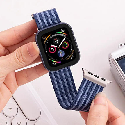 Braided Nylon Parachute Buckle Band for Apple Watch 38-49mm