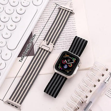 Braided Nylon Parachute Buckle Band for Apple Watch 38-49mm