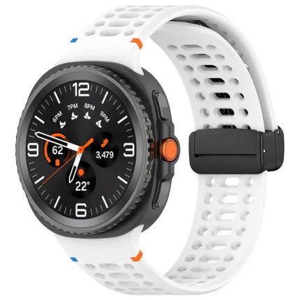 Magnetic Black Silicone Band For Galaxy Watch9/8 Classic